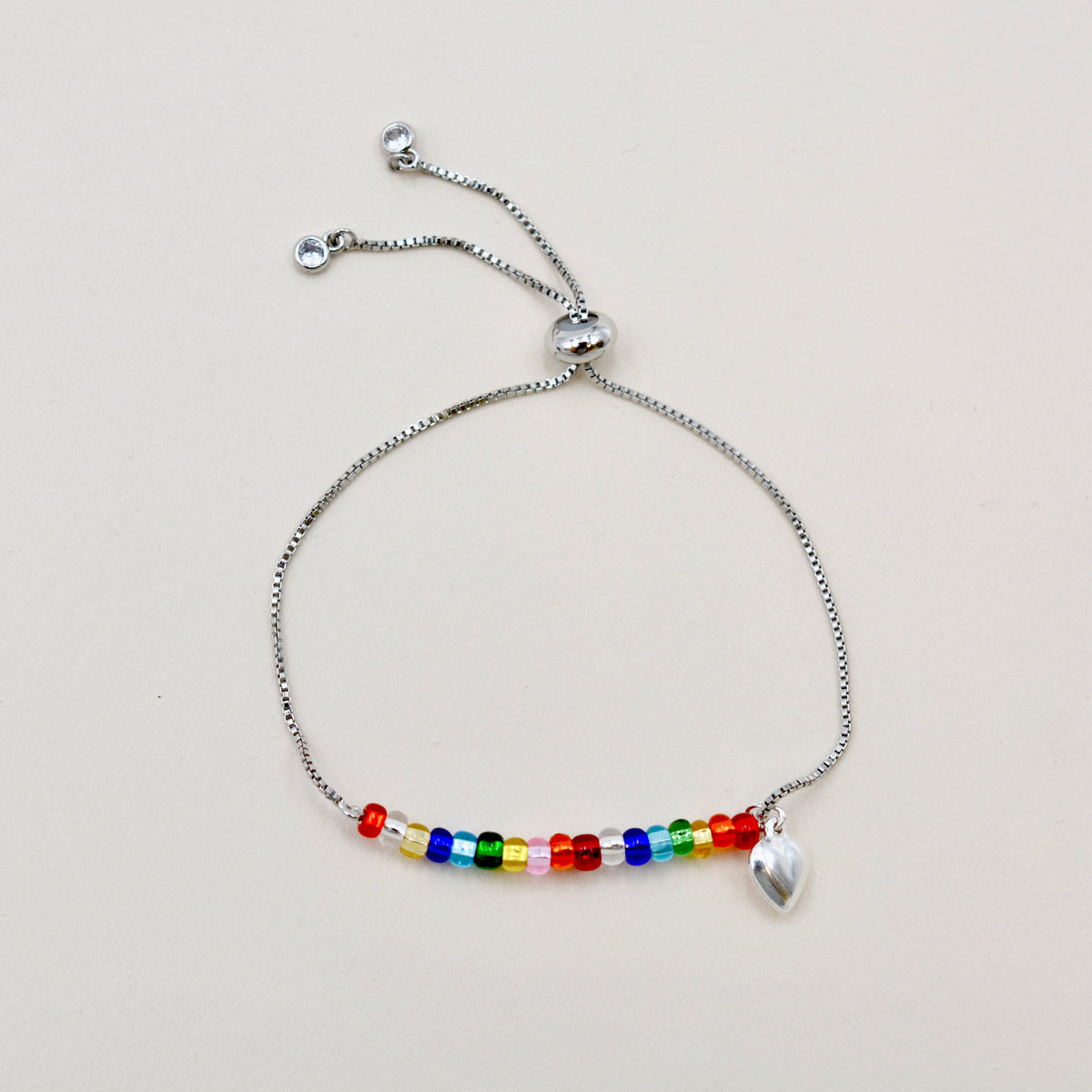 Rainbow Seed Bead Bracelet