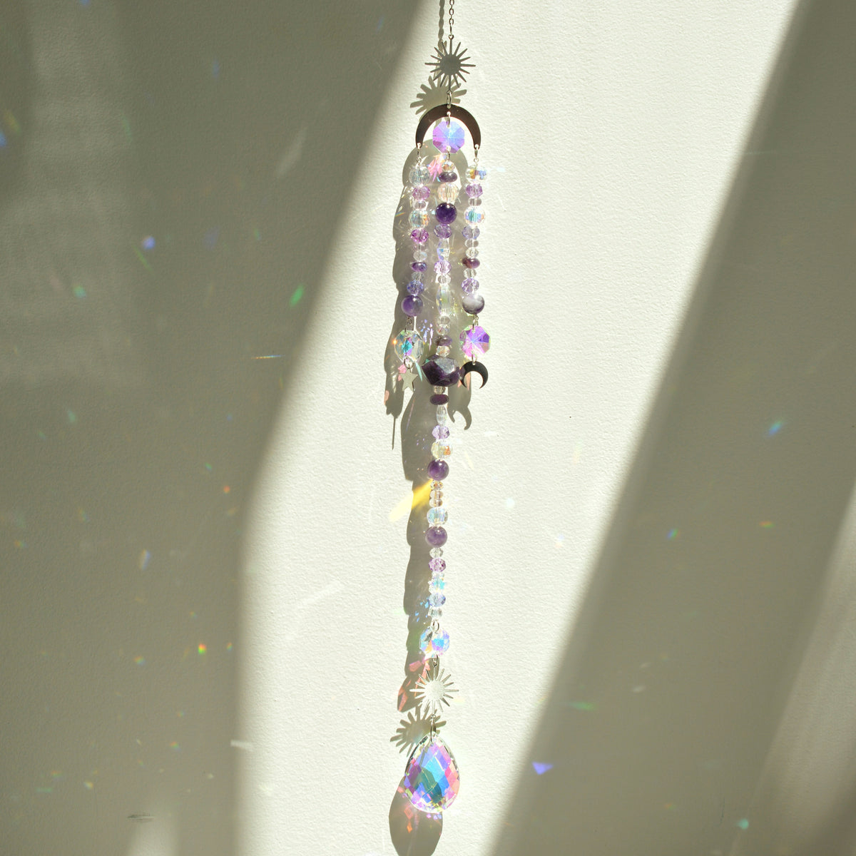 Aura Quartz Crystal Garland Ariana Ost  Crystal garland, Quartz crystal  decor, Crystal room decor