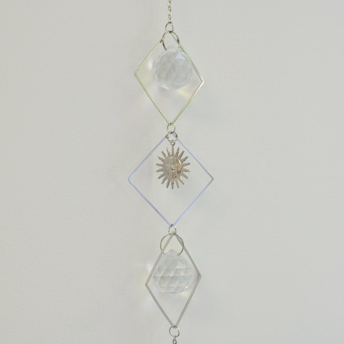 Solstice Crystal Suncatcher Silver Ascend Crystals Salem