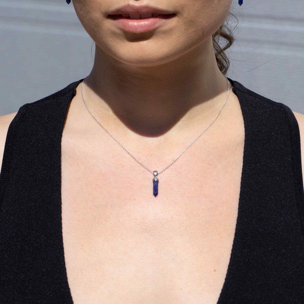 Dainty crystal necklace store