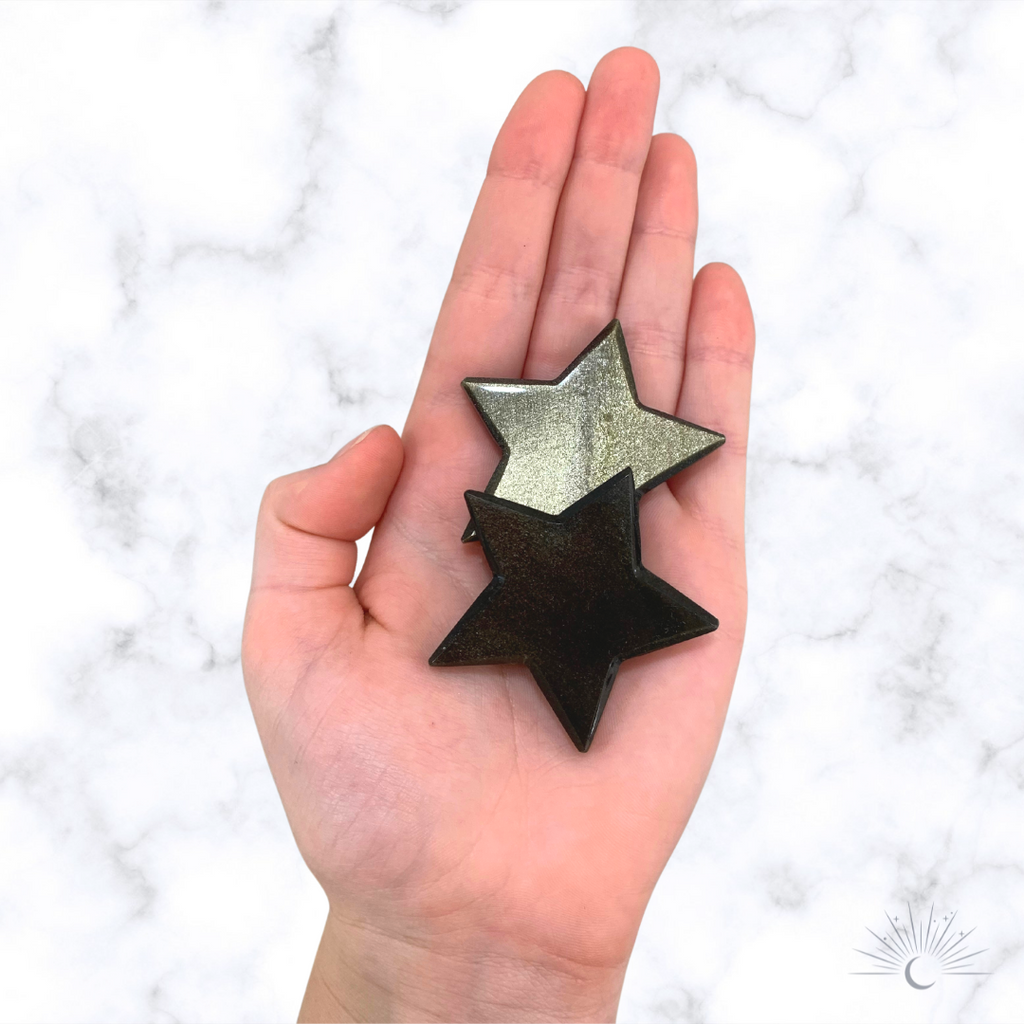 Gold Sheen Obsidian Star