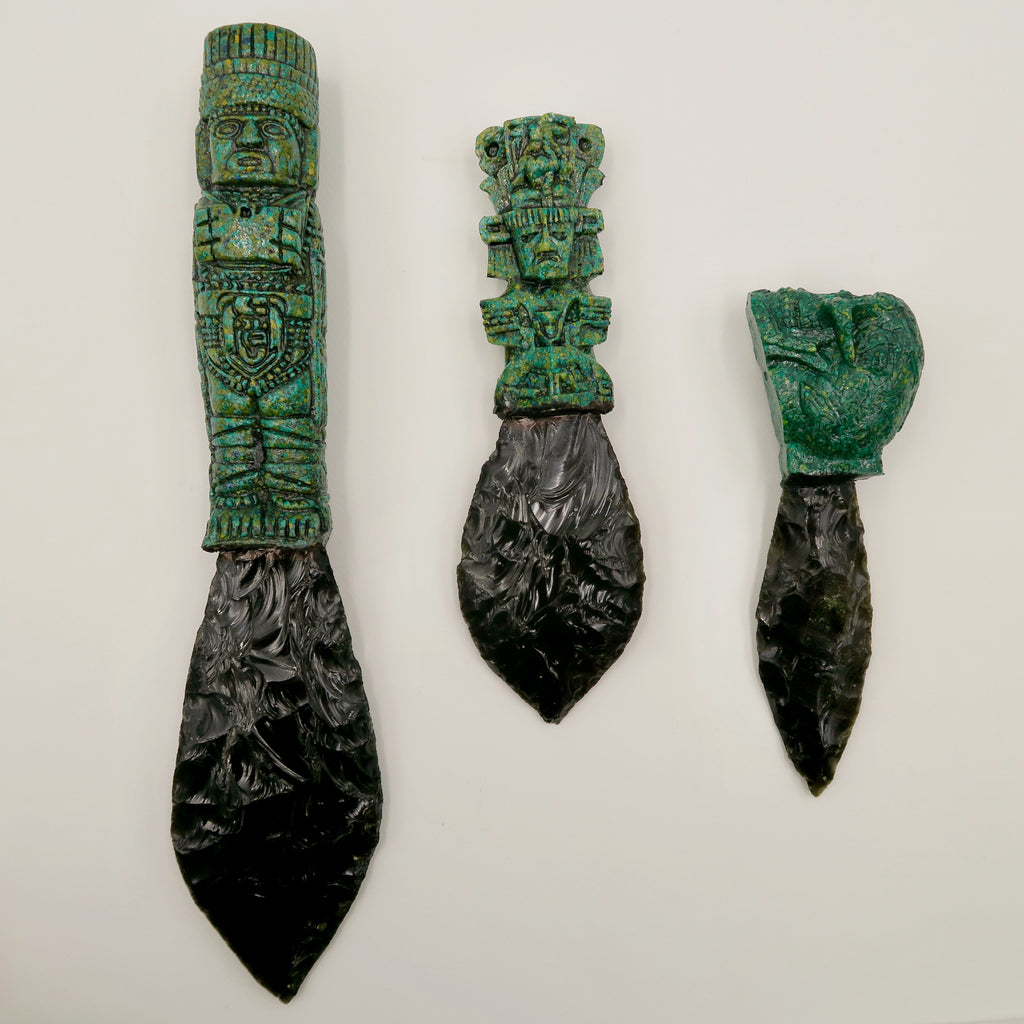 Aztec Obsidian Athame