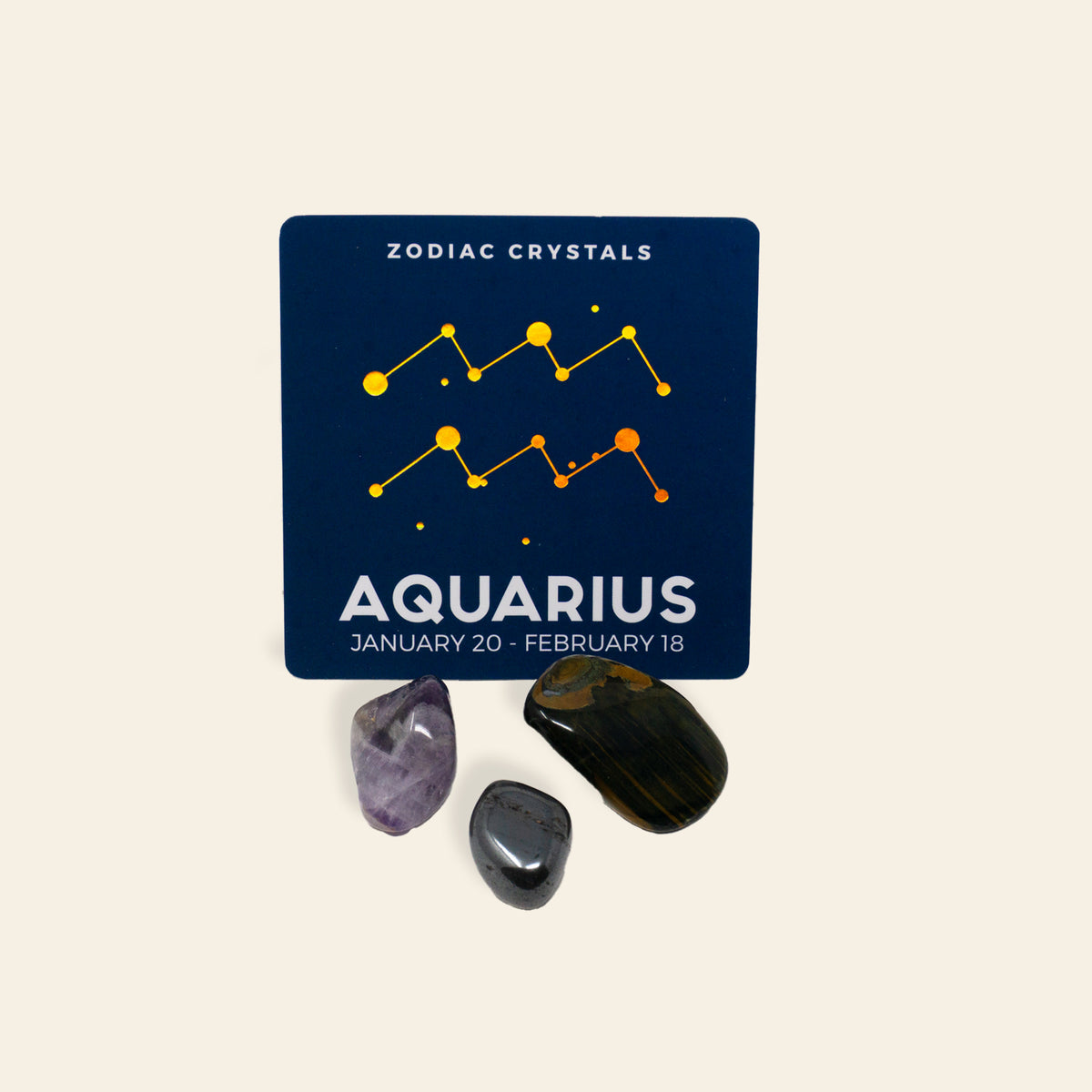 Zodiac Crystals Set - Aquarius | ASCEND
