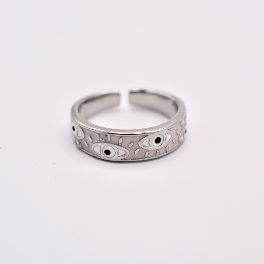All Eyes On You Evil Eye Ring - Silver Protection Ring