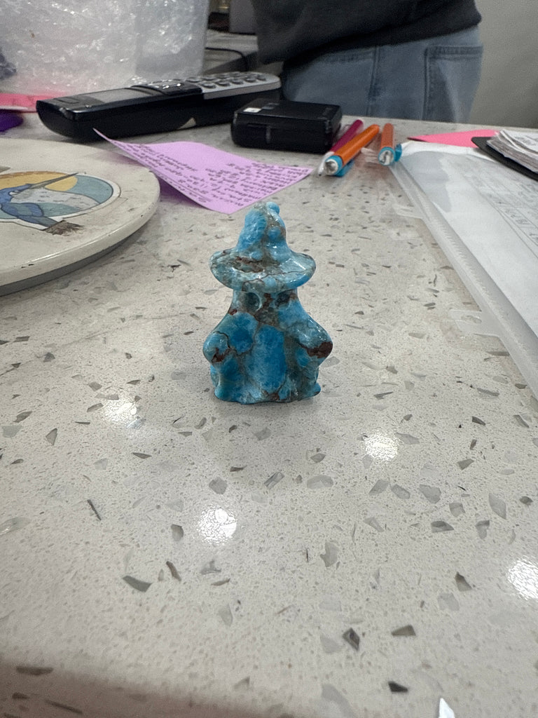 Mini Ghost with Witch Hat