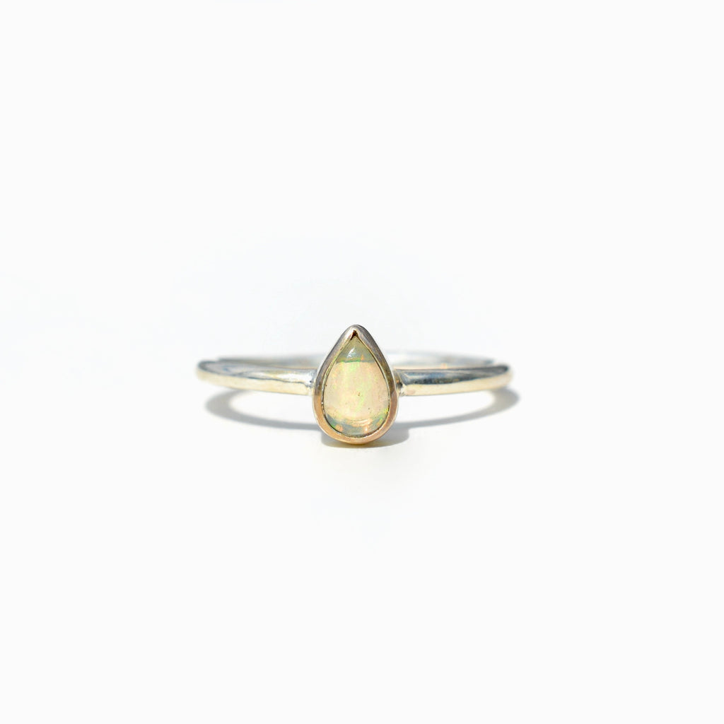 Bezel Set Ethiopian Opal Ring