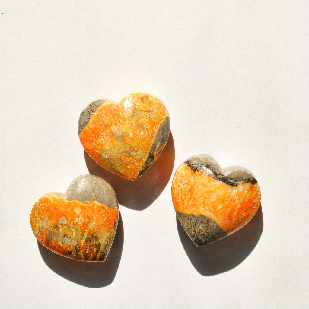 Bumble Bee Jasper Heart
