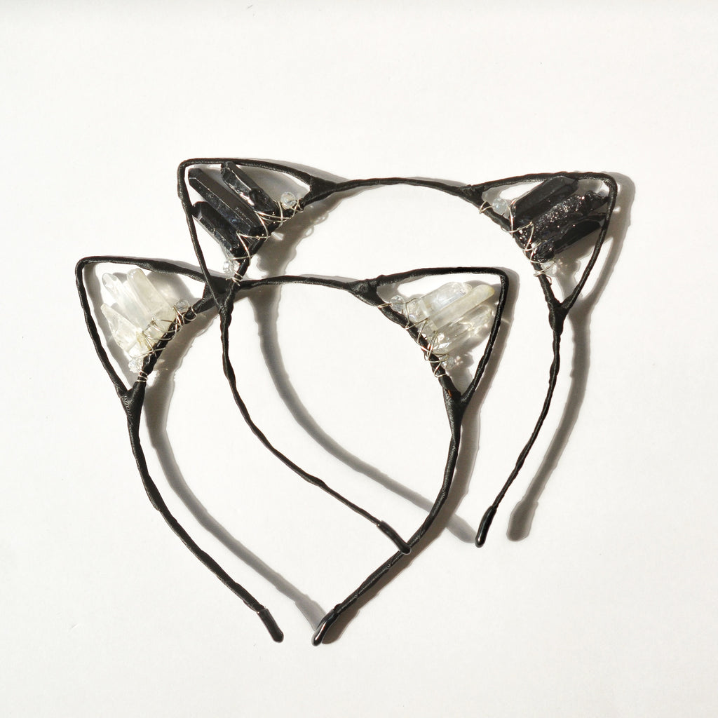 Cat Ears Crystal Headband
