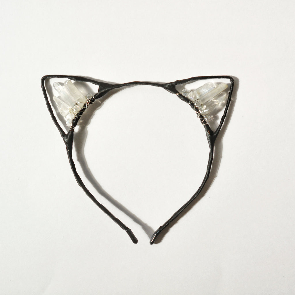 Cat Ears Crystal Headband