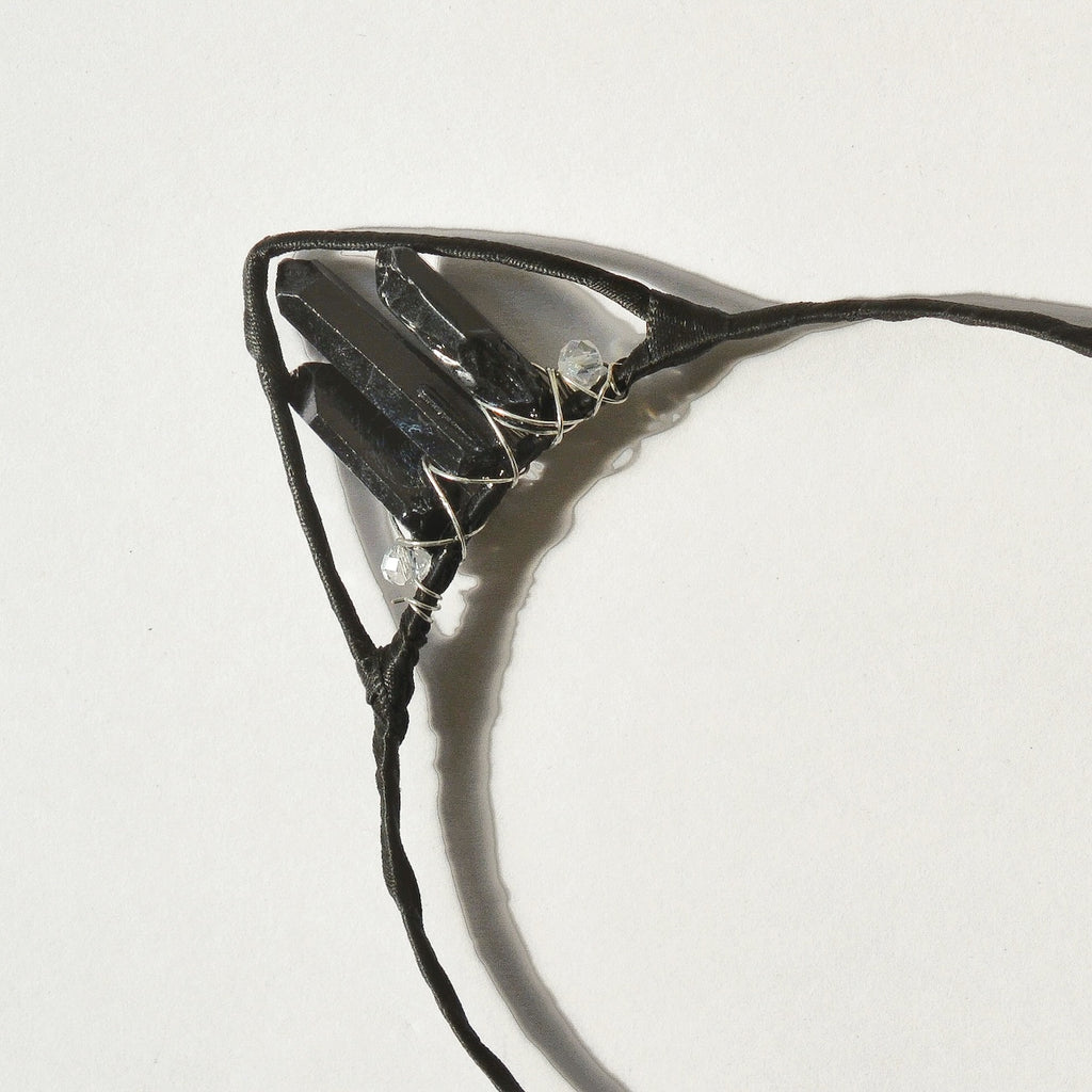 Cat Ears Crystal Headband