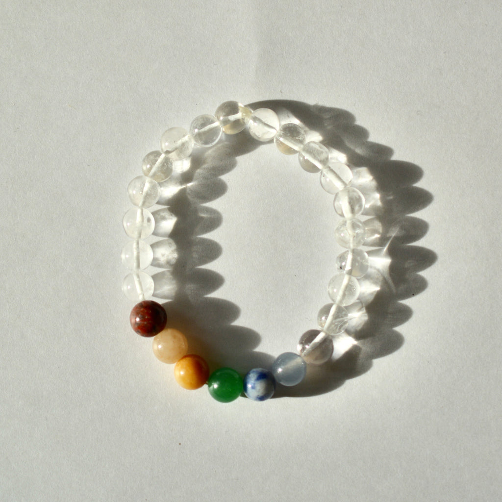 Aligned Gemstone Bracelets