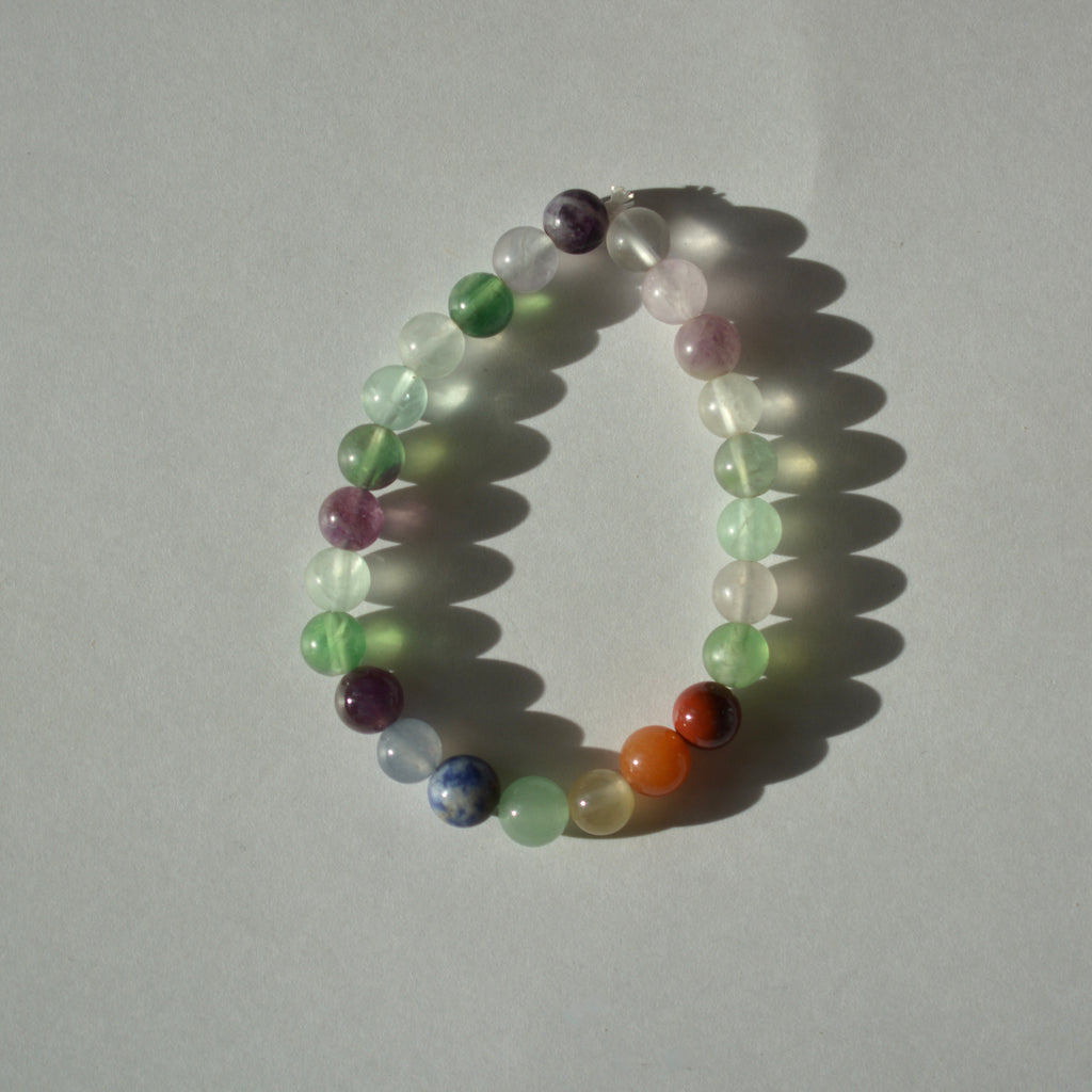 Aligned Gemstone Bracelets
