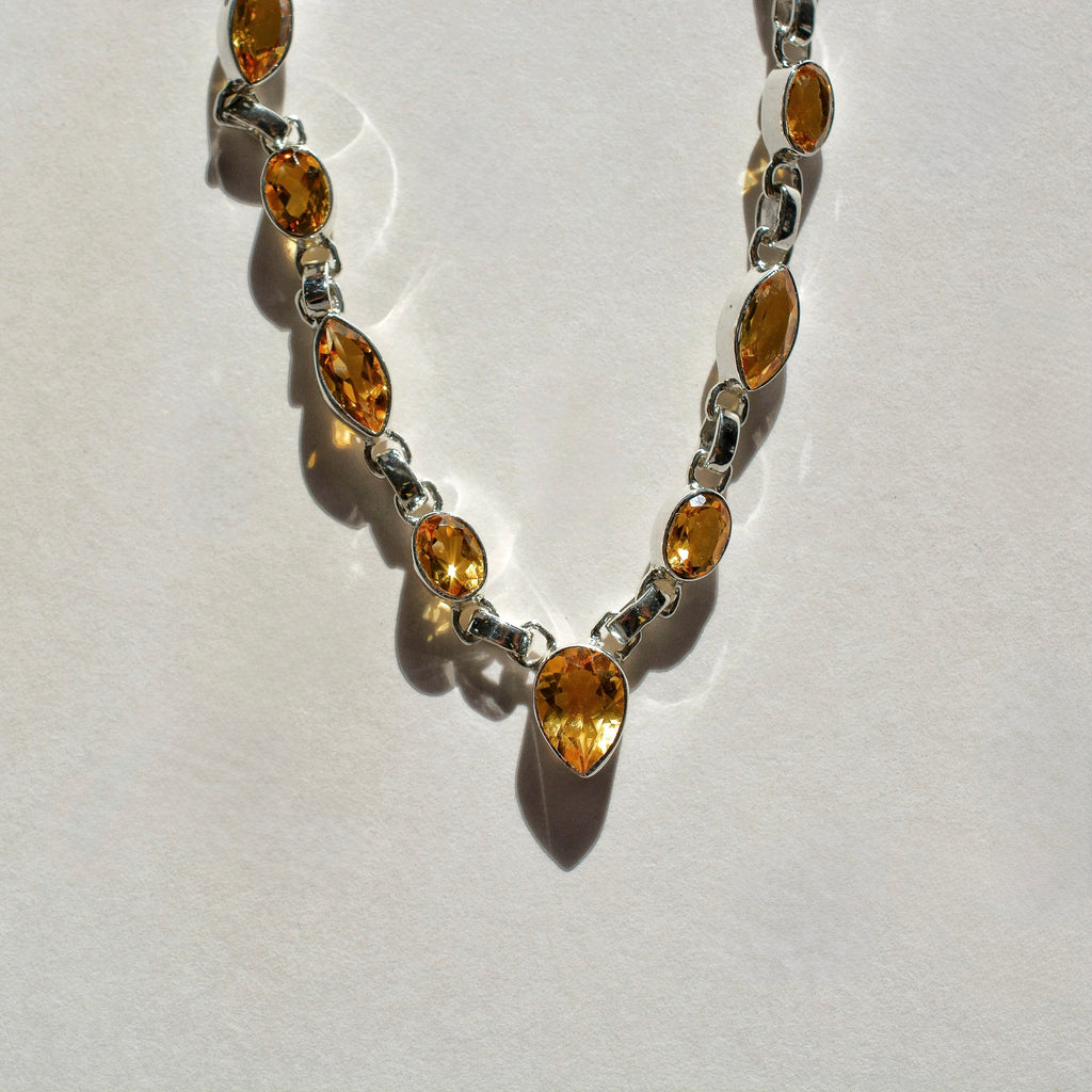 Luminous Stations Necklace - Citrine