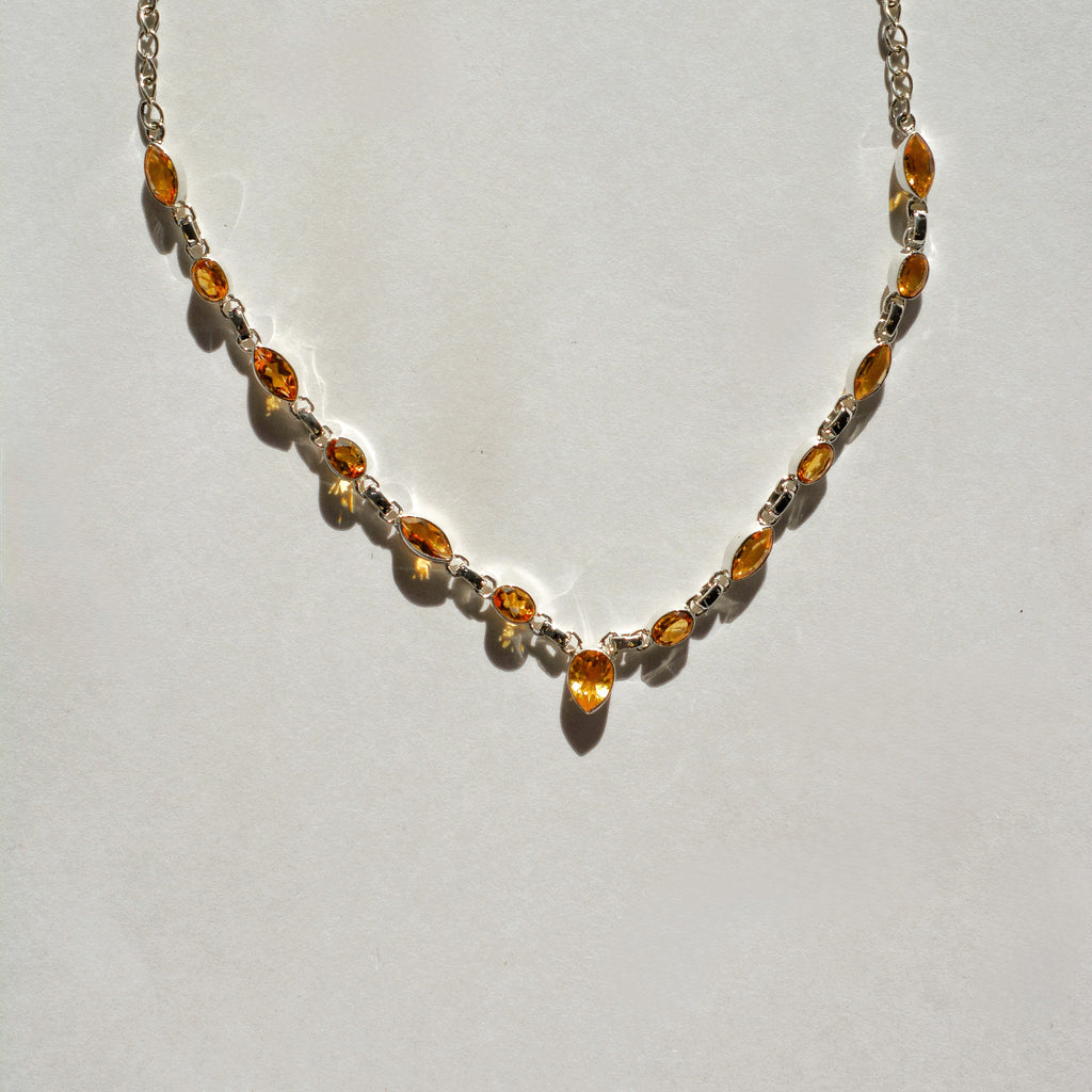 Luminous Stations Necklace – Citrine