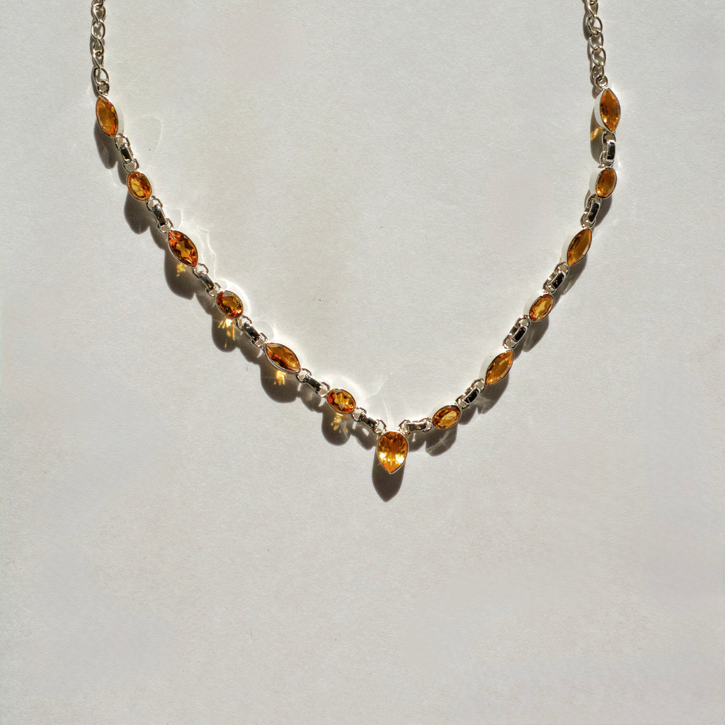 Luminous Stations Necklace - Citrine