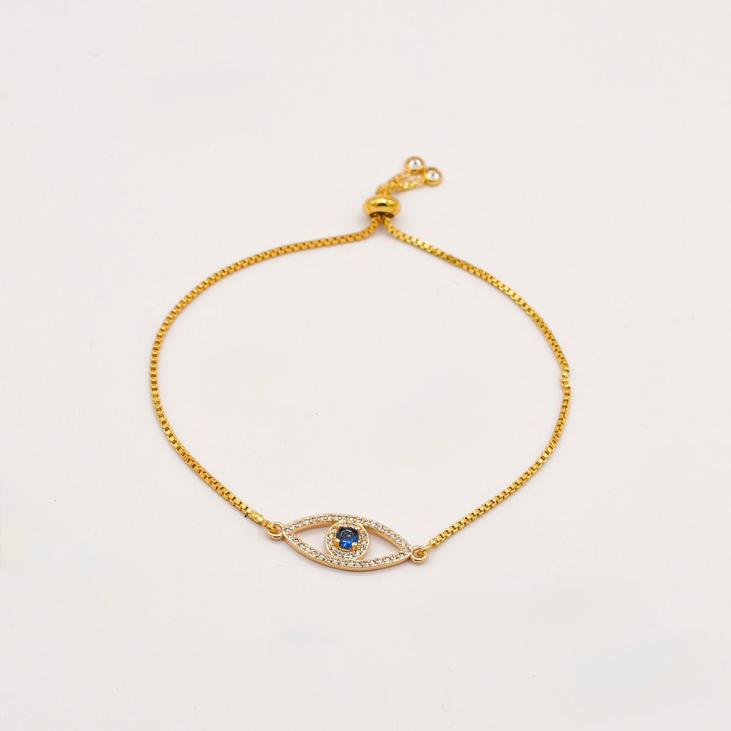 Classic Evil Eye Slider Bracelet