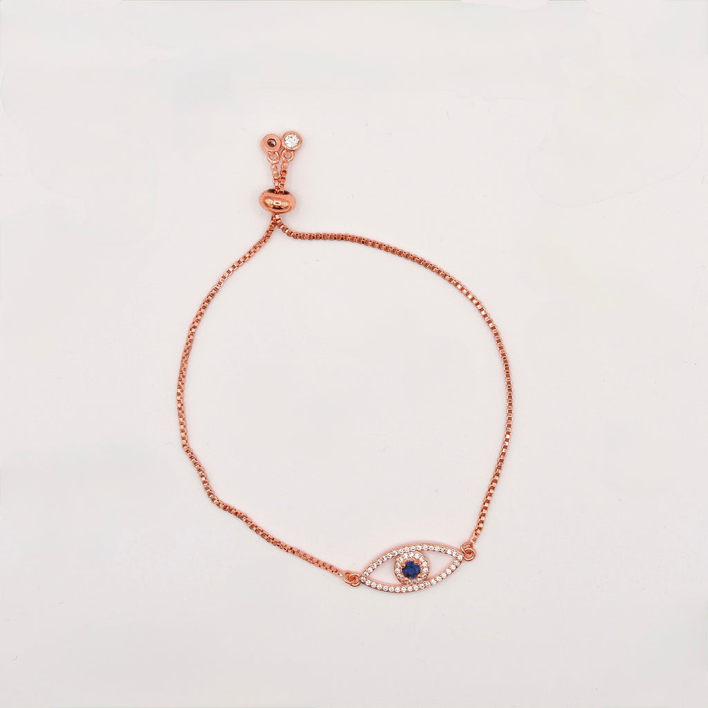 Classic Evil Eye Slider Bracelet