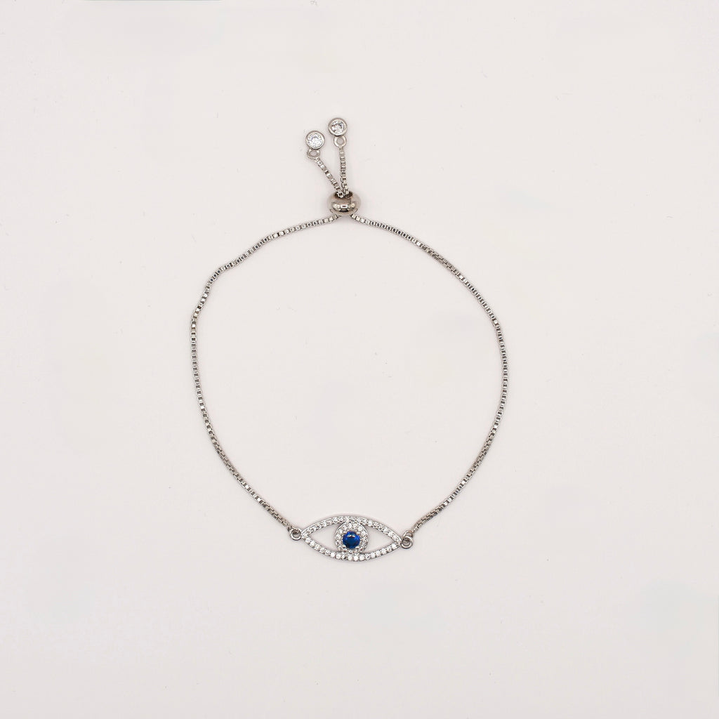 Classic Evil Eye Slider Bracelet
