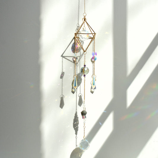 Crown Chakra Crystal Suncatcher