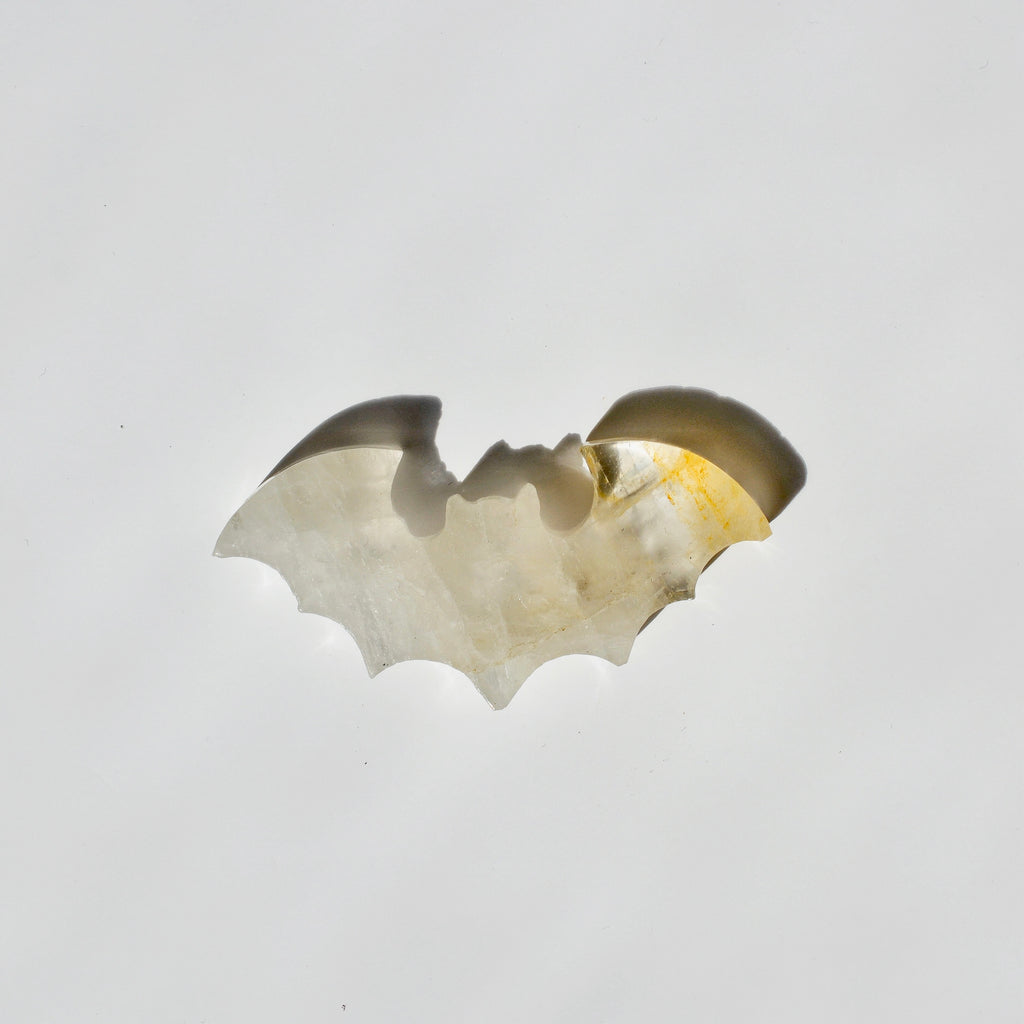 Crystal Bat Carving
