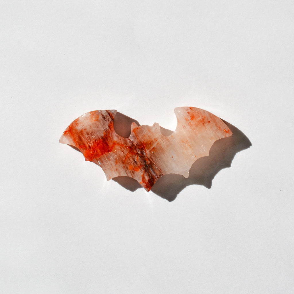Crystal Bat Carving