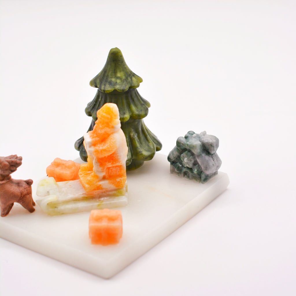 Crystal Christmas Holiday Scene