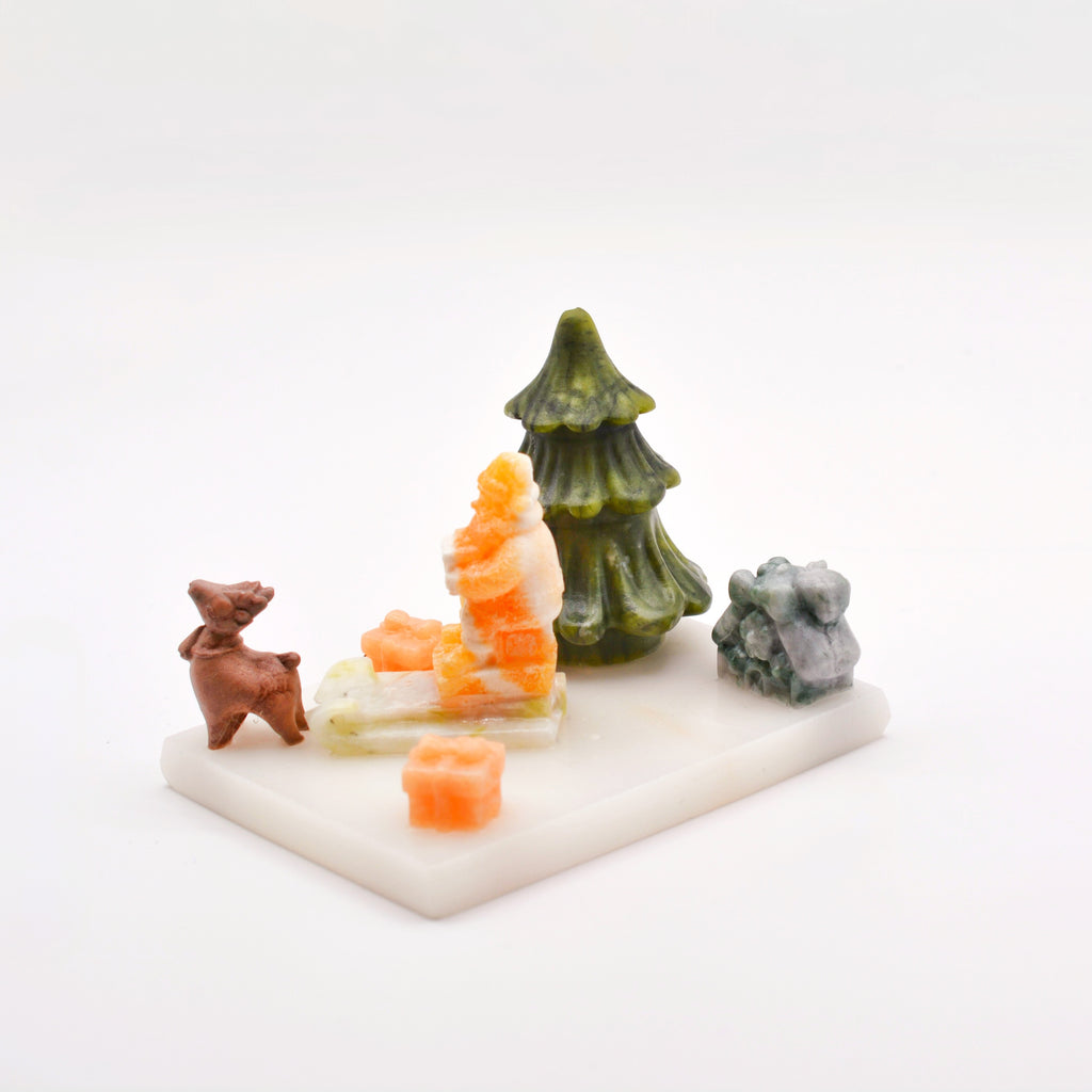 Crystal Christmas Holiday Scene