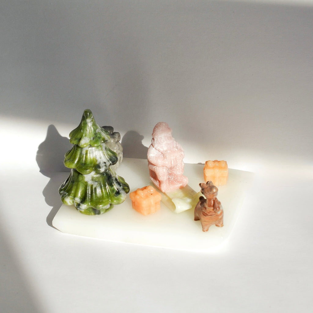 Crystal Christmas Holiday Scene