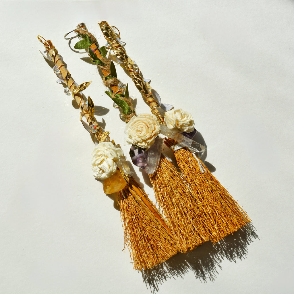 Crystal Witch Brooms
