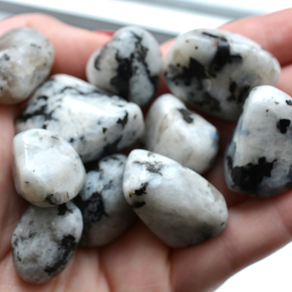 Rainbow Moonstone Tumbles