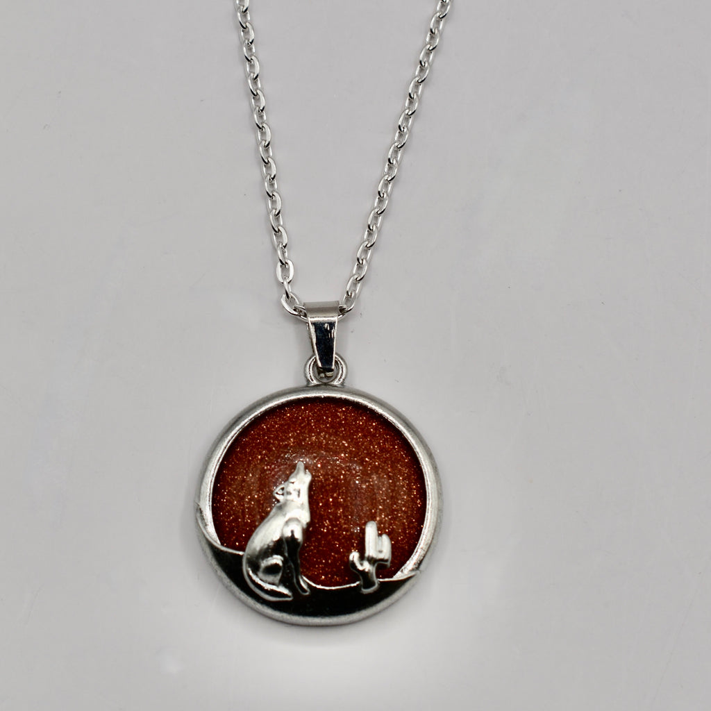 Howling Wolf Necklace