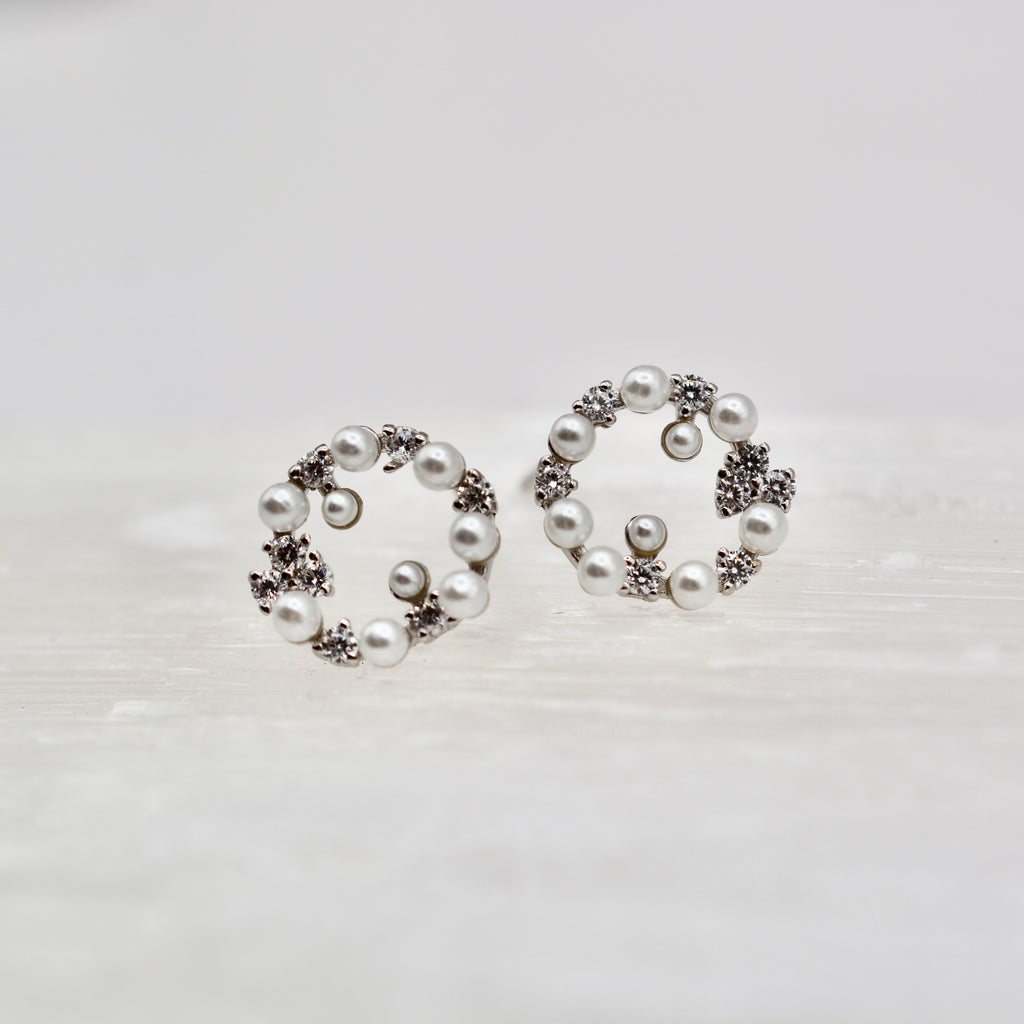 Pearl Wreath Earrings