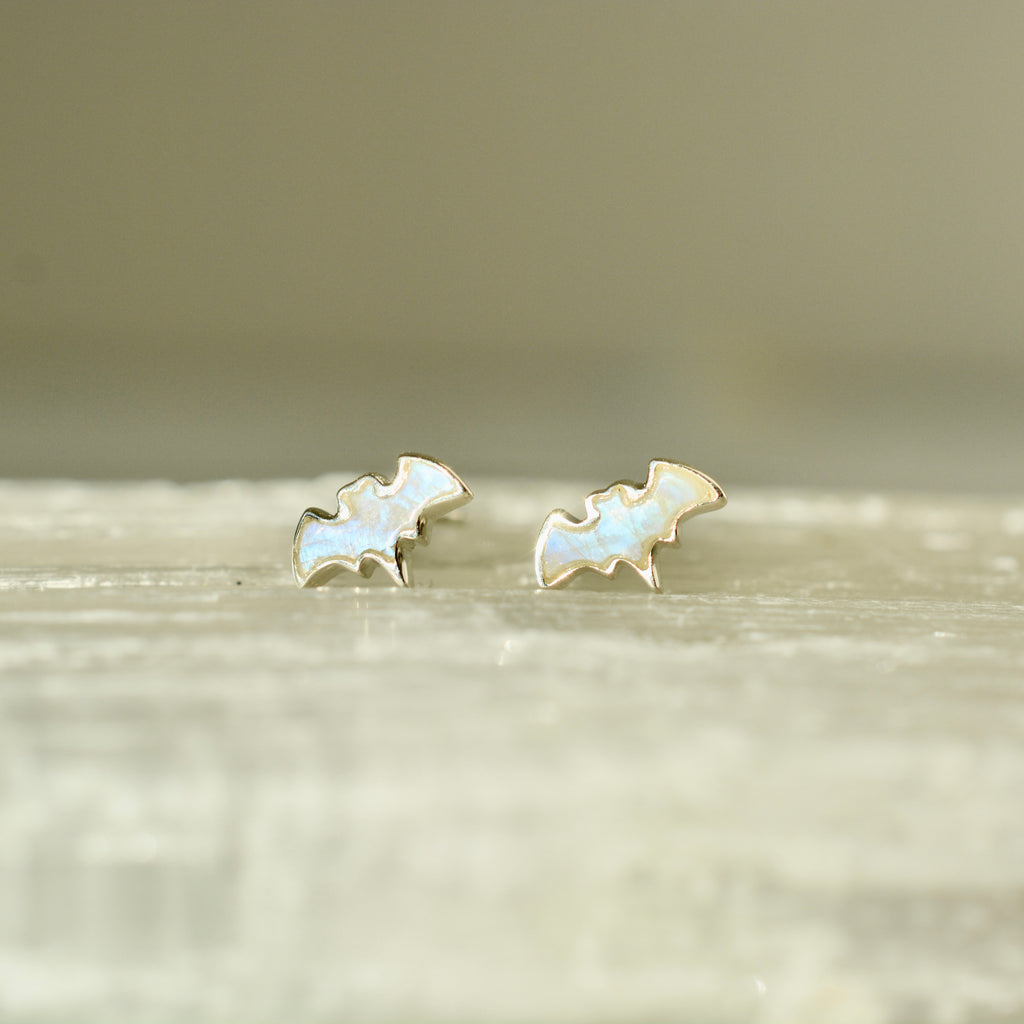 Tiny Bat Earrings