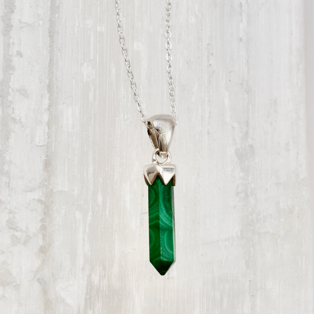 Dainty Crystal Point Necklace