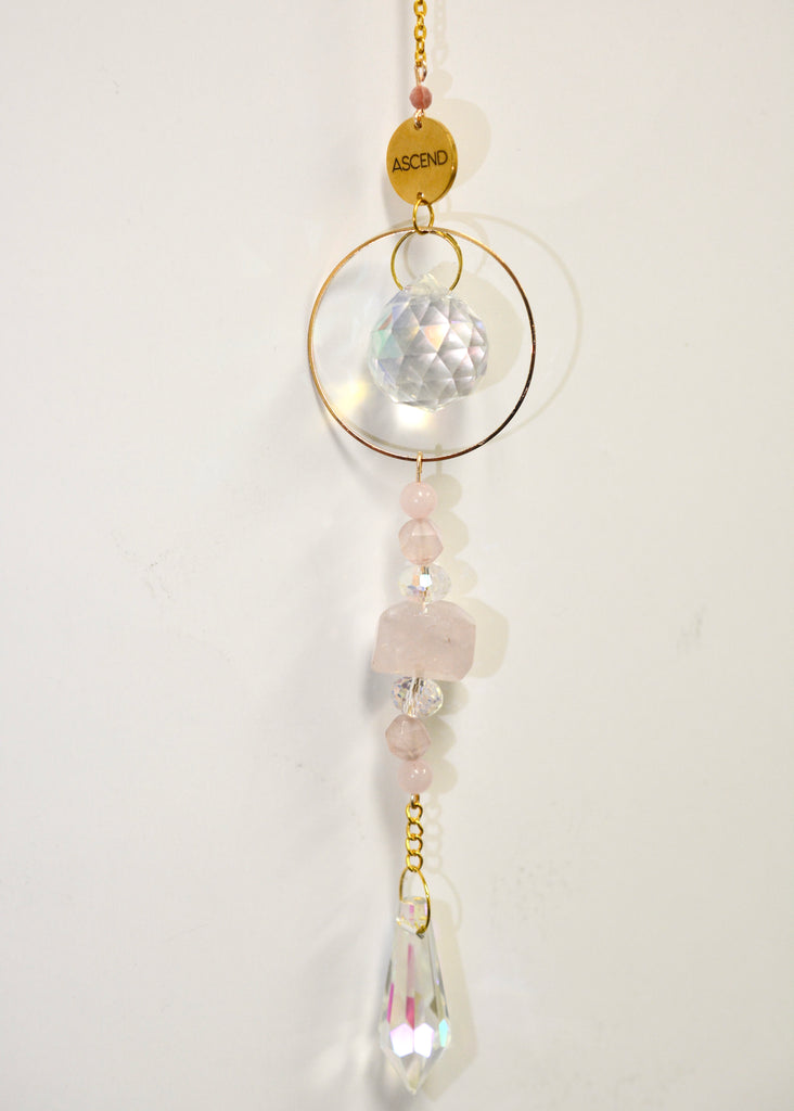 Rose Glow Shortie Suncatcher