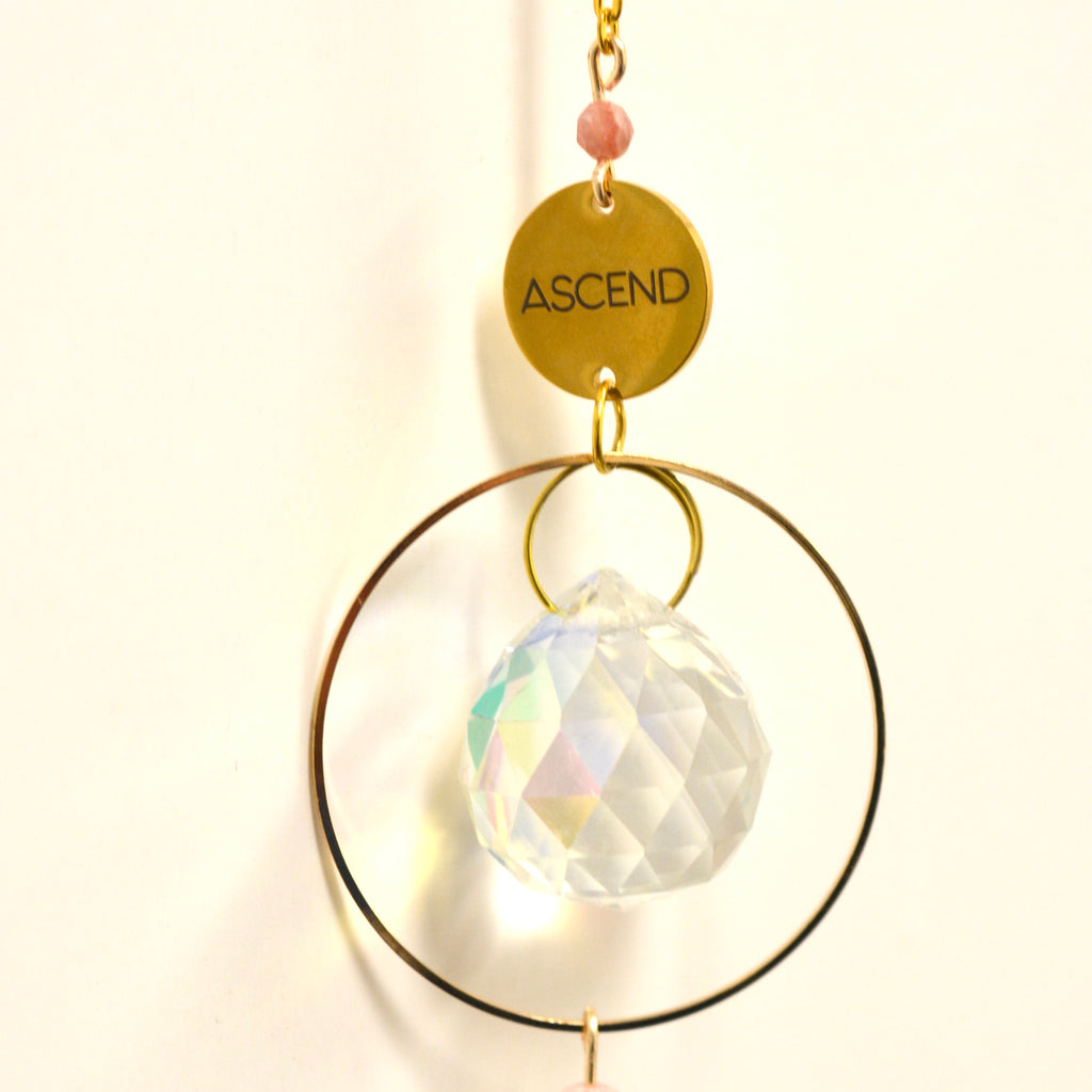 Rose Glow Shortie Suncatcher
