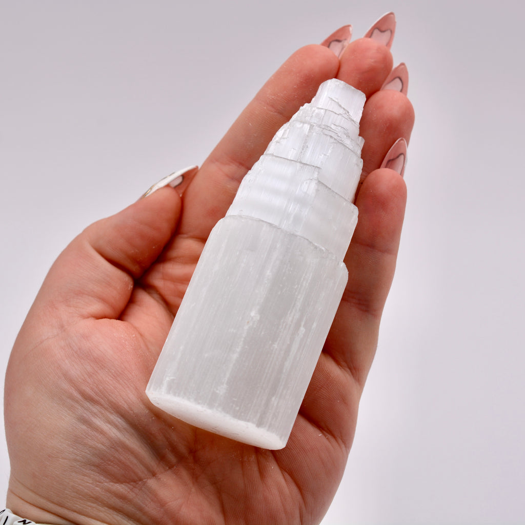 Rough Cut Selenite Towers