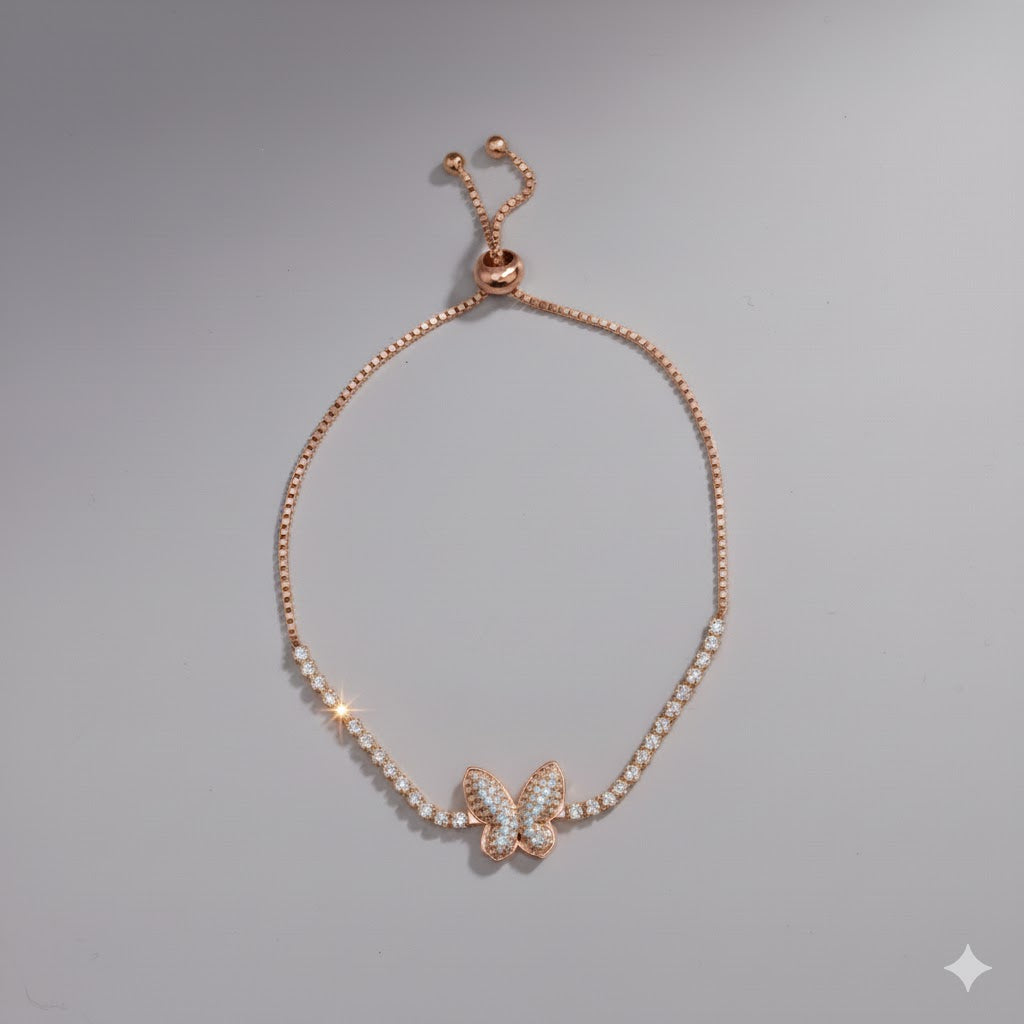 Dainty Flutter Slider Bracelet