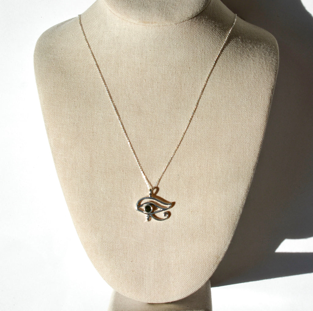 Eye of Protection Moldavite Necklace