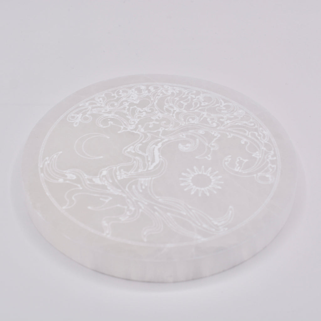 Garden of Eden Selenite Plate