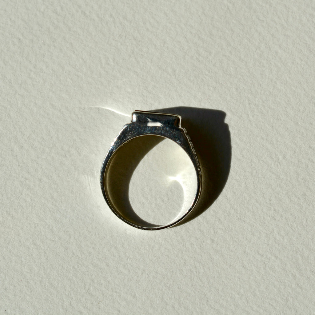 Gridstone Signet Ring