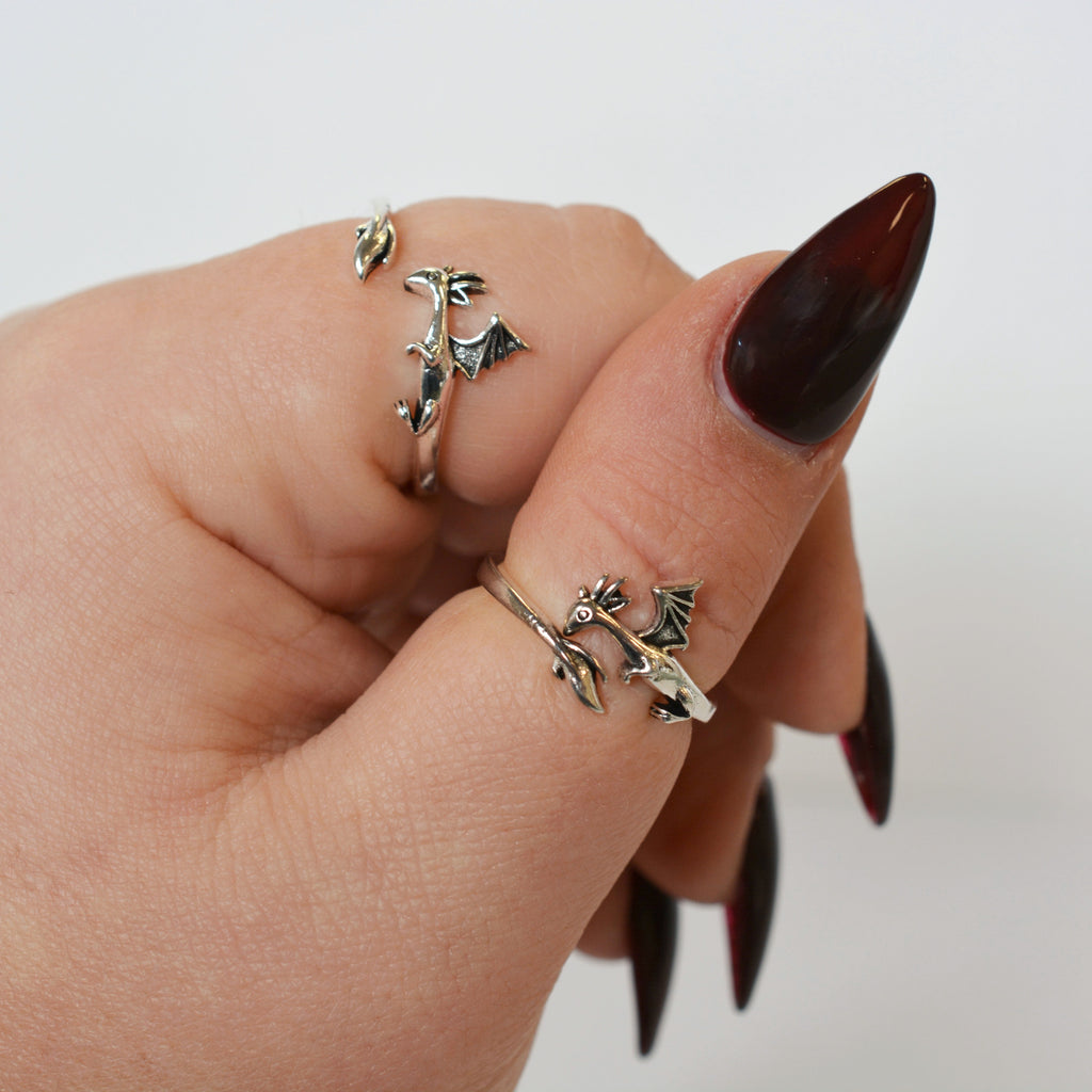 Dragon's Kiss Sterling Silver Ring