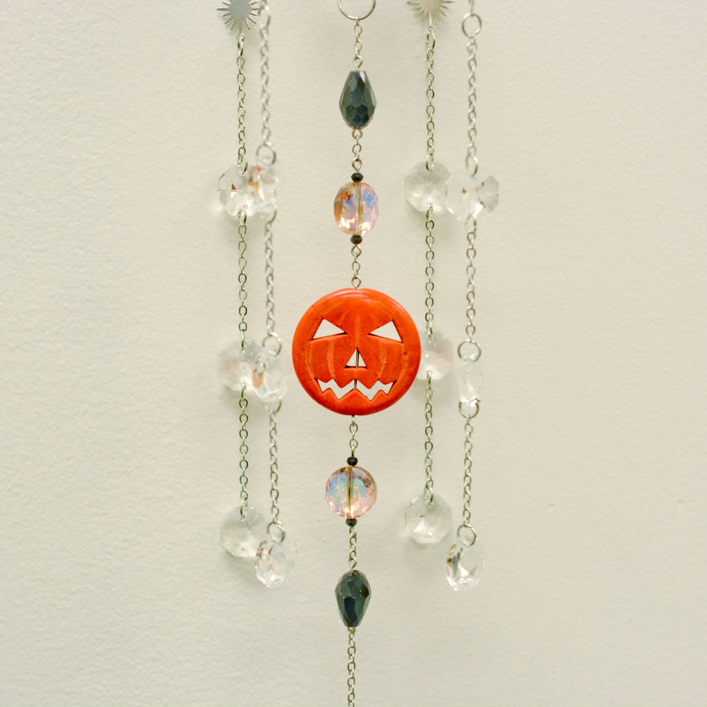 Jack-O-Lantern Glow Suncatcher