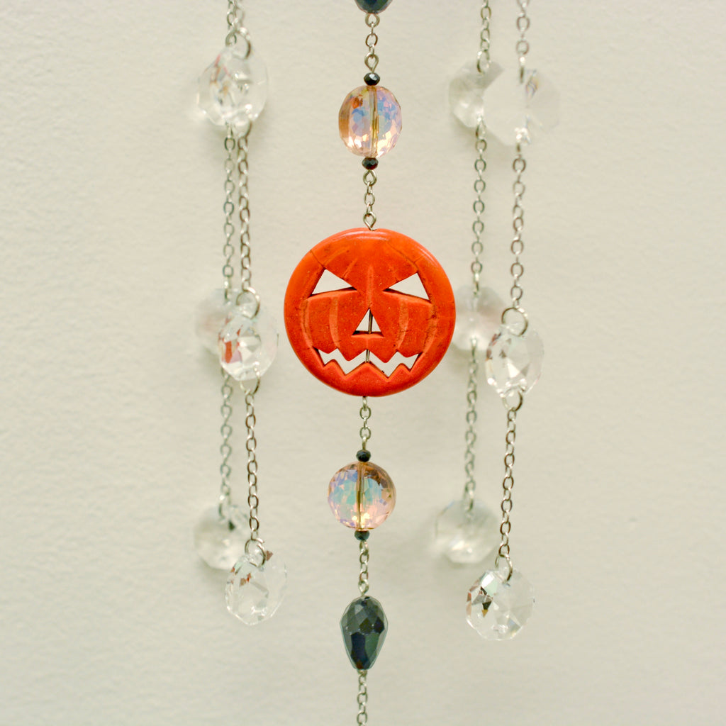 Jack-O-Lantern Glow Suncatcher