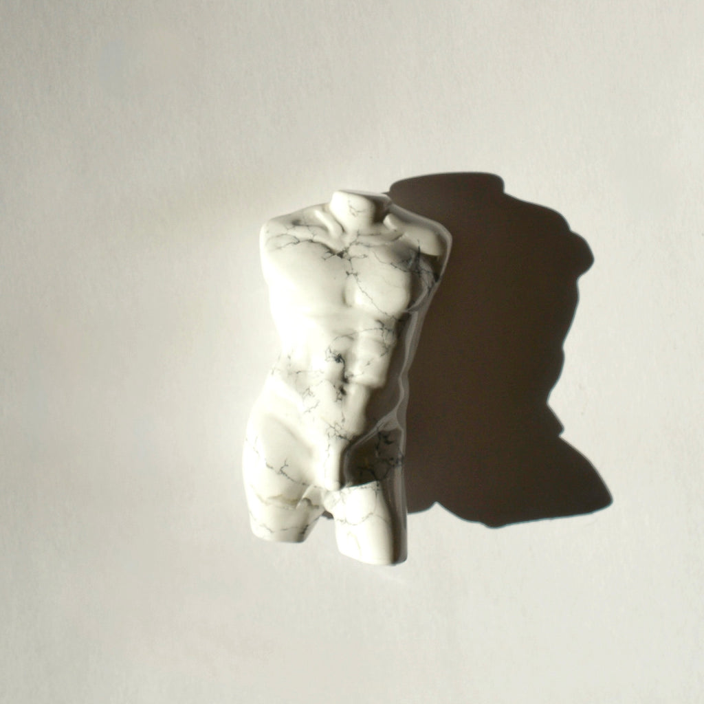 Large Crystal Male Torso
