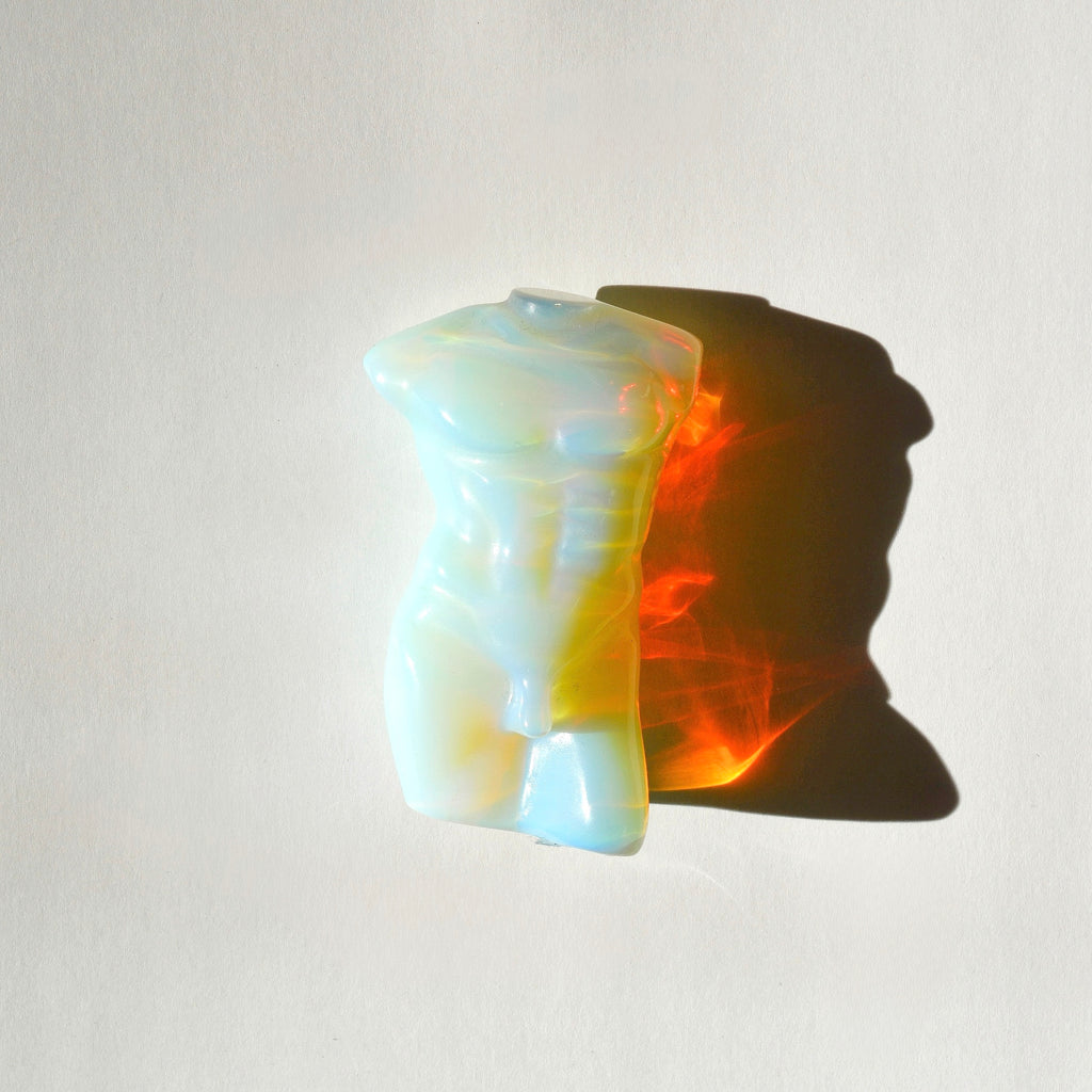 Large Crystal Male Torso