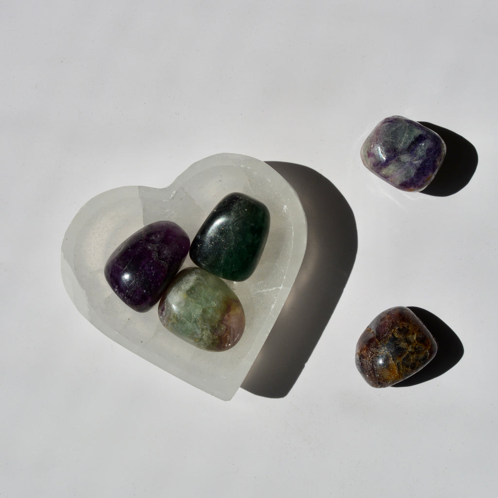 Large Fluorite Tumbles | ASCEND