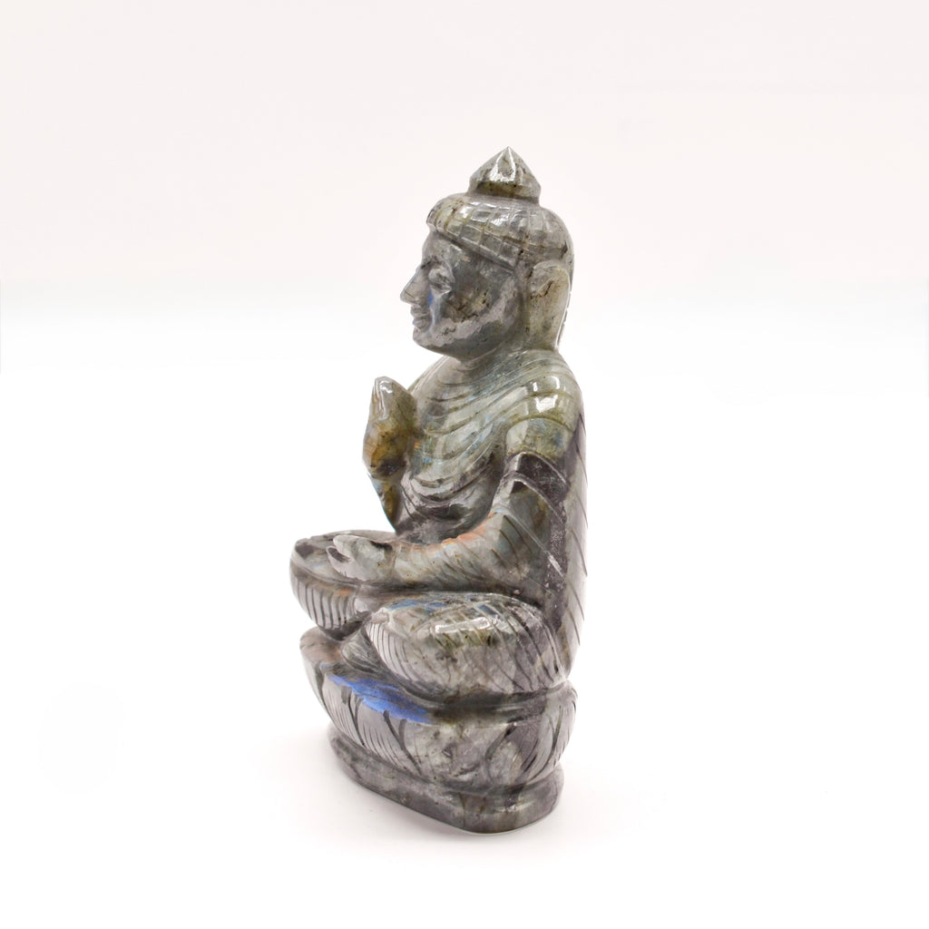 Large Labradorite Meditating Buddha