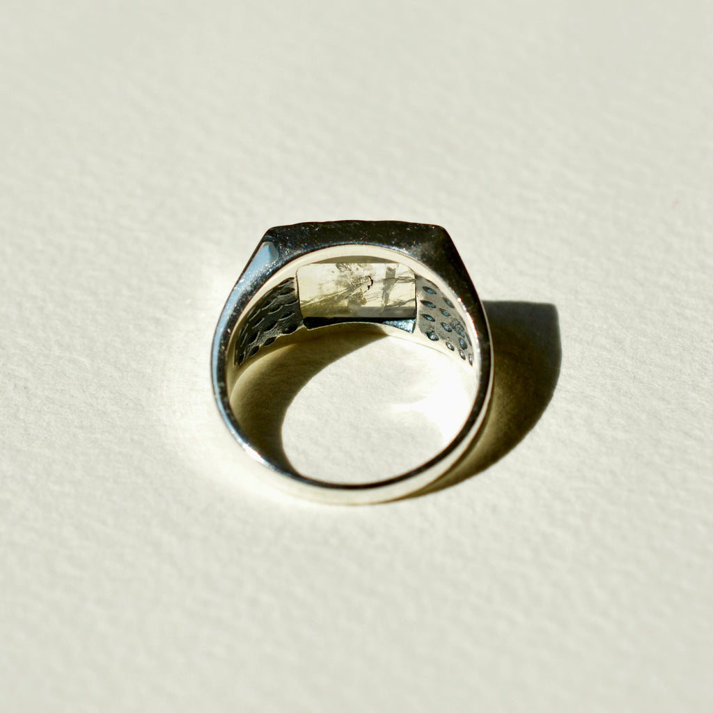 Lattice Signet Ring