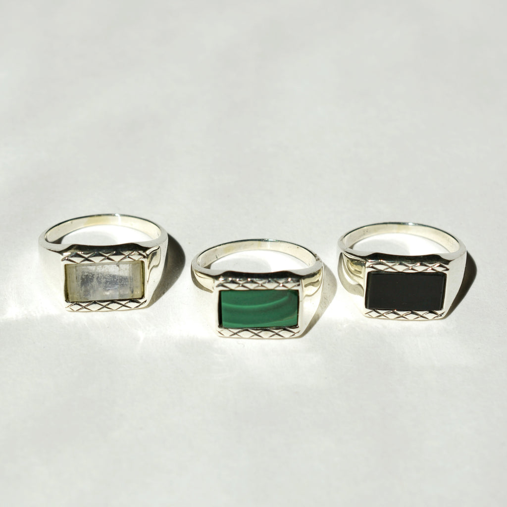 Lattice Signet Ring
